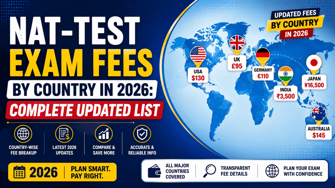 NAT-TEST Exam Fees by Country in 2026: Complete Updated List