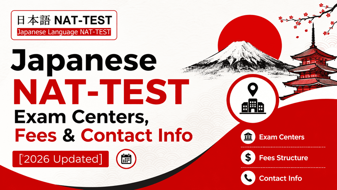 Japanese NAT-TEST Exam Centers, Fees & Contact Info [2026 Updated]
