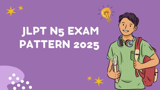 JLPT N5 EXAM PATTERN 2025 COMPLETE BEGINNER S GUIDE visual data 3
