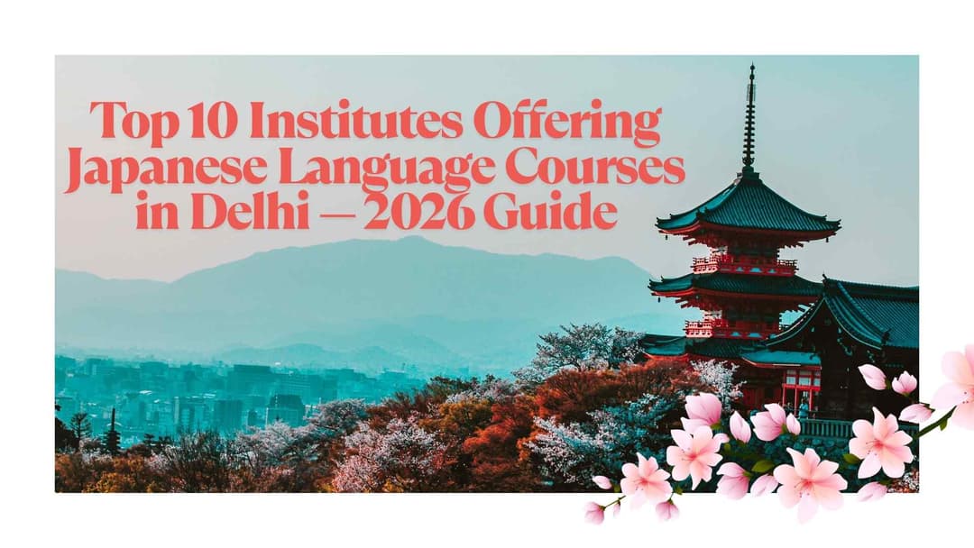 Top 10 Institutes Offering Japanese Language Courses in Delhi — 2026 Guide