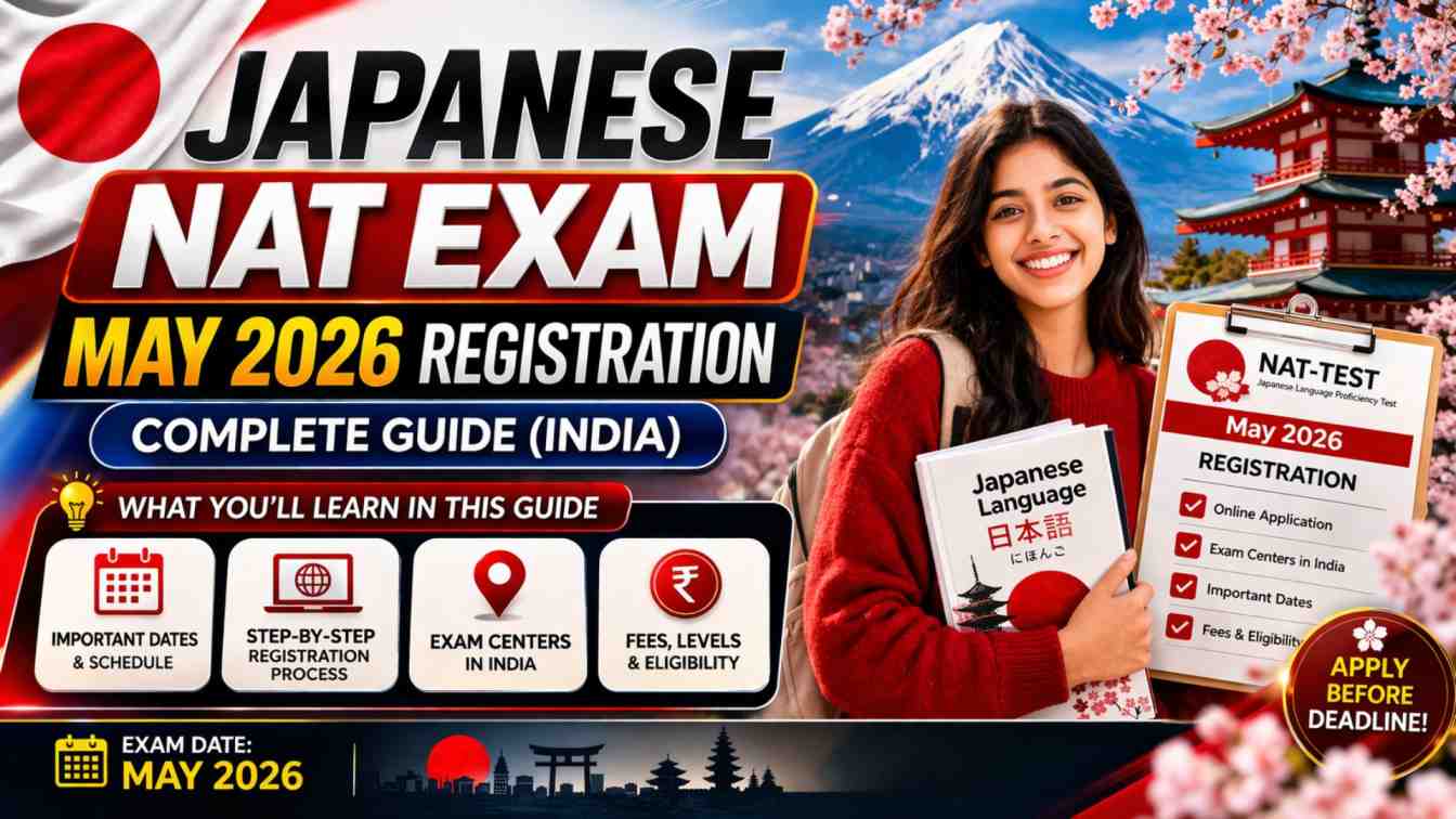 Japanese NAT Exam May 2026 Registration – Complete Guide (India)