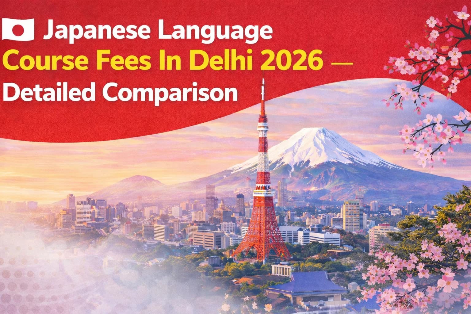 Japanese Language Course Fees in Delhi 2026 — Detailed Comparison