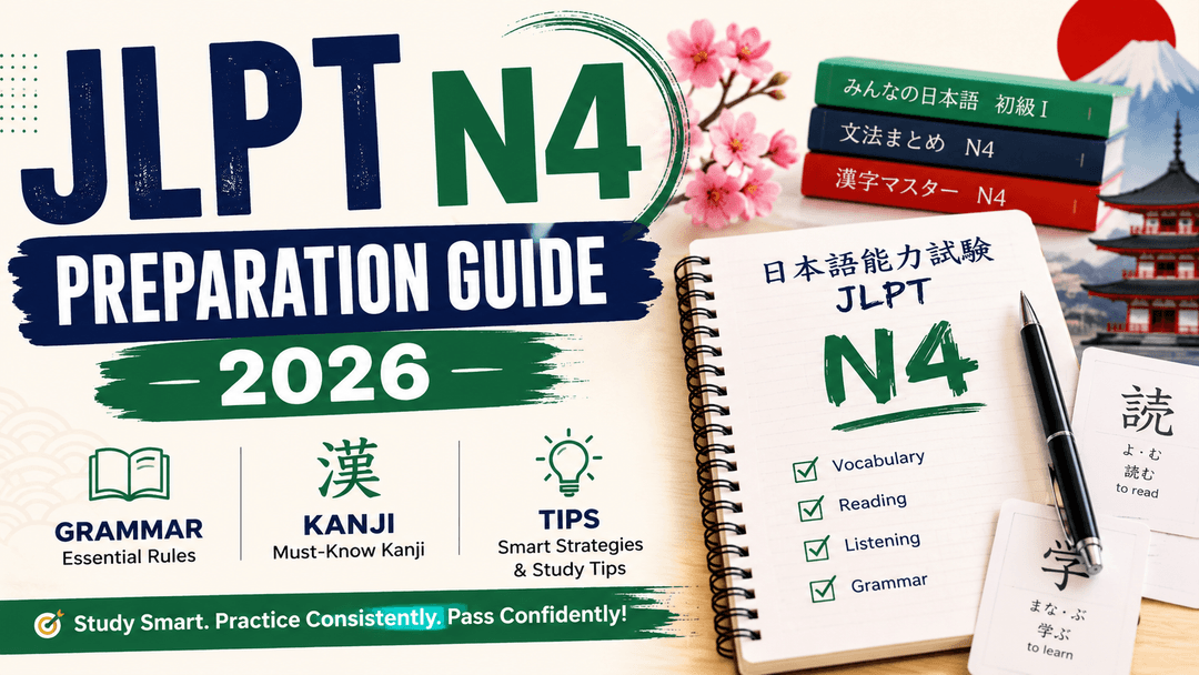 JLPT N4 Preparation Guide 2026: Grammar, Kanji & Tips