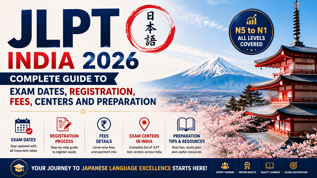 JLPT India 2026: Complete Guide to Exam Dates, Registration, Fees, Centers and Preparation