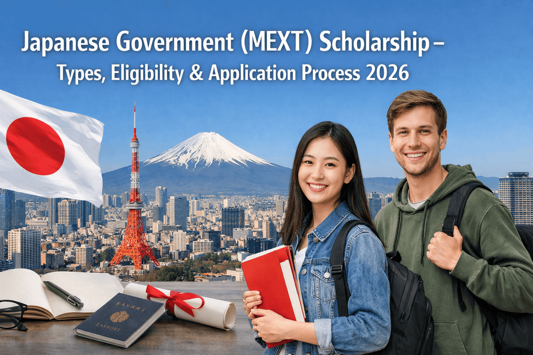 Japanese Government (MEXT) Scholarship – Types, Eligibility & Application Process 2026