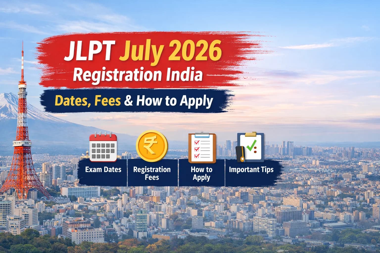 JLPT July 2026 Registration India β Dates, Fees & How to Apply