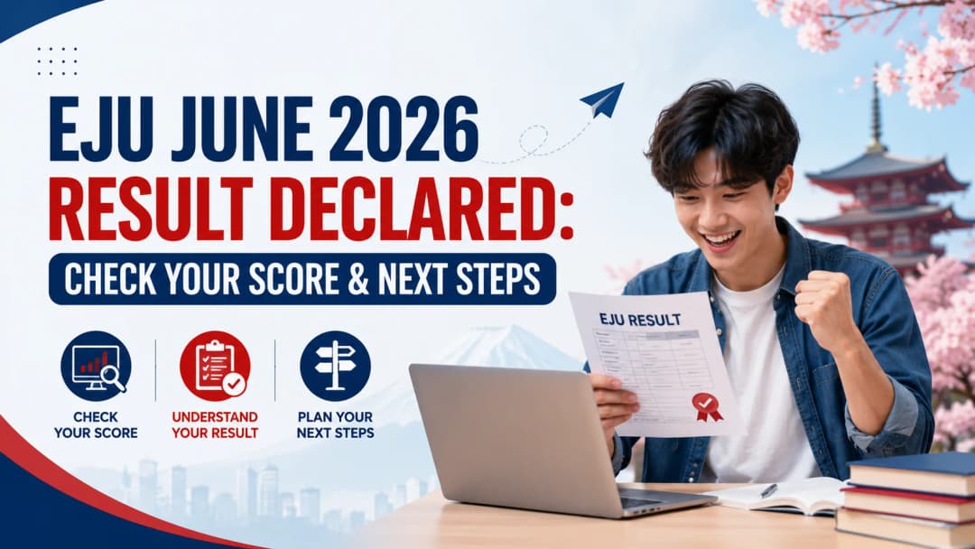 EJU June 2026 Result Declared: Check Your Score & Next Steps