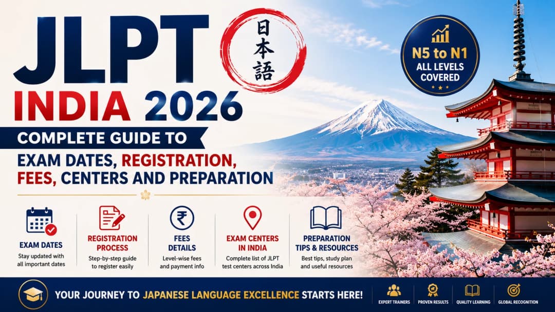 JLPT India 2026: Complete Guide to Exam Dates, Registration, Fees, Centers and Preparation