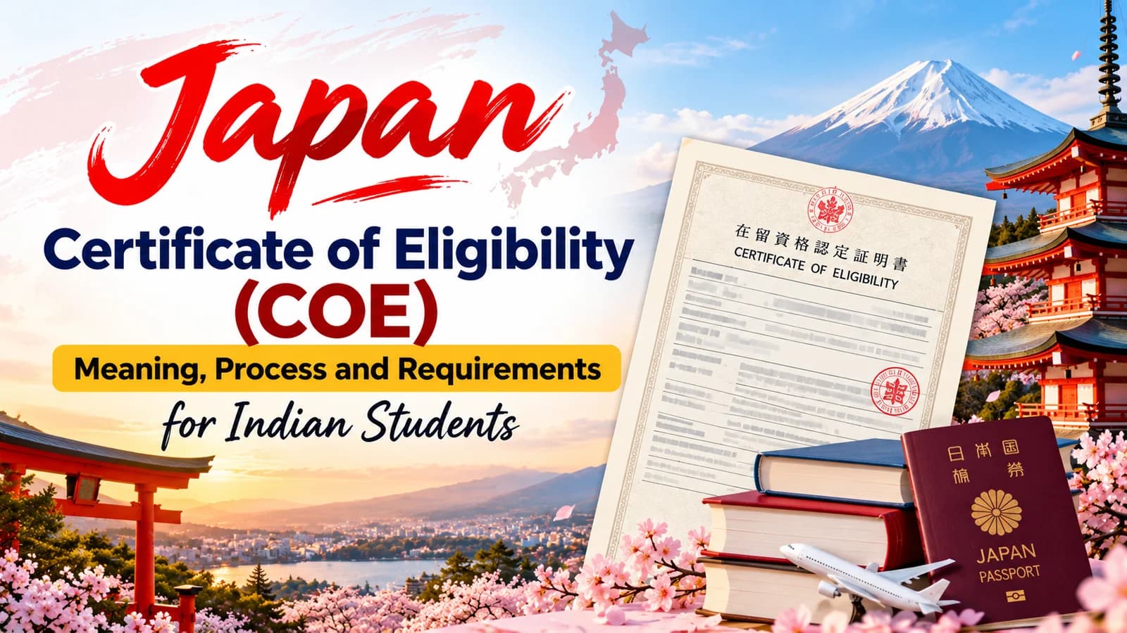 Japan Certificate of Eligibility (COE): Meaning, Process and Requirements for Indian Students
