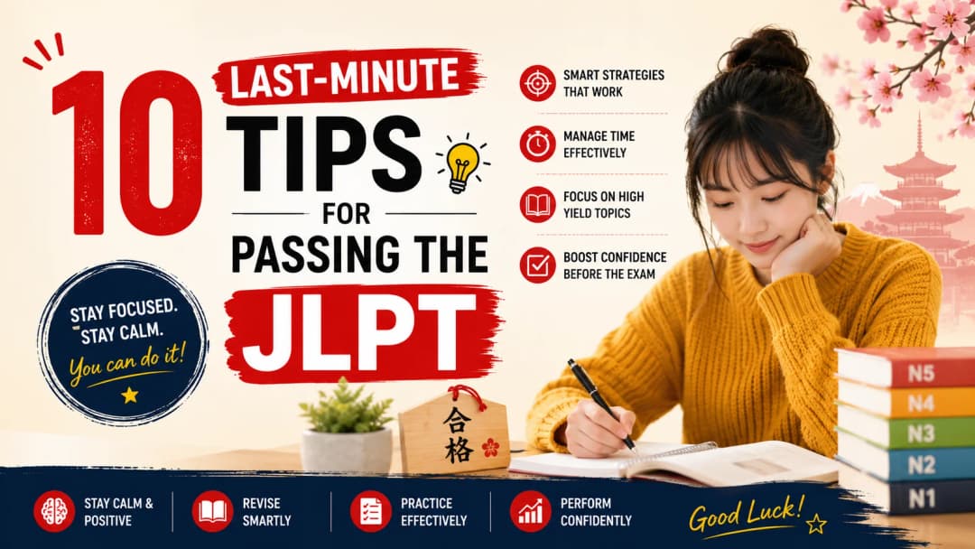 10 Last-Minute Tips for Passing the JLPT