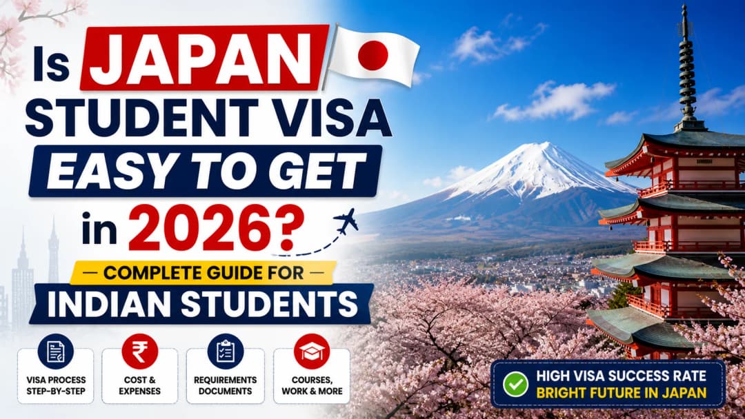 ๐ฏ๐ต Is Japan Student Visa Easy to Get in 2026? (Complete Guide for Indian Students)