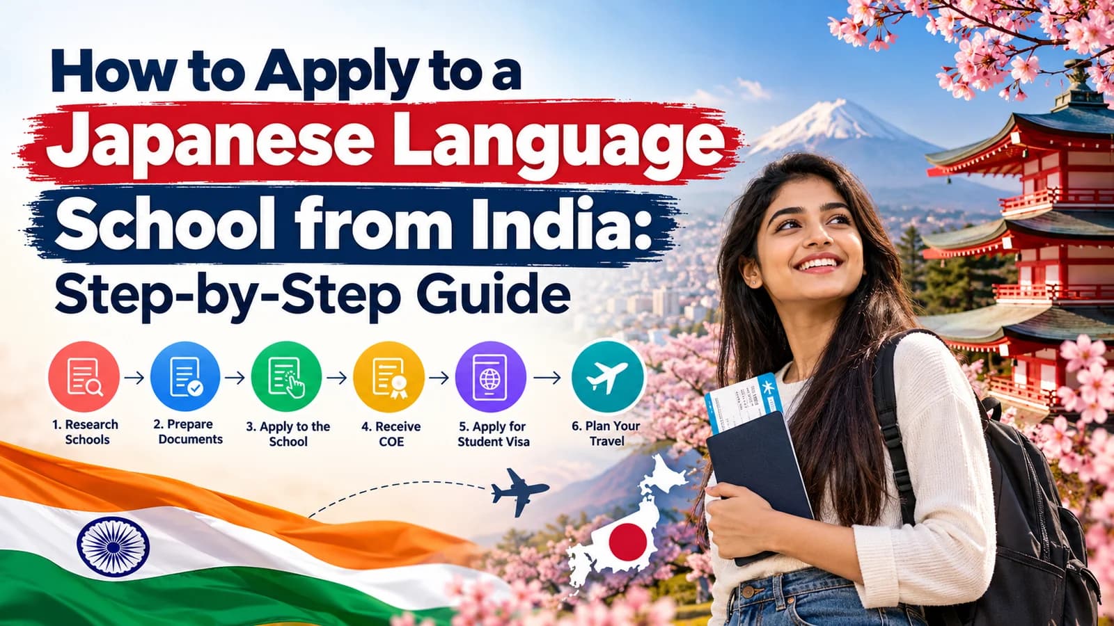 How to Apply to a Japanese Language School from India: Step-by-Step Guide