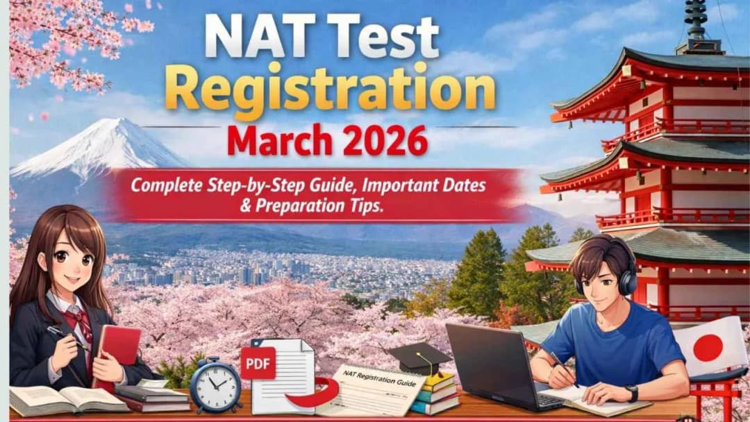 NAT Test Registration March 2026 β Complete Step-by-Step Guide, Important Dates & Preparation Tips